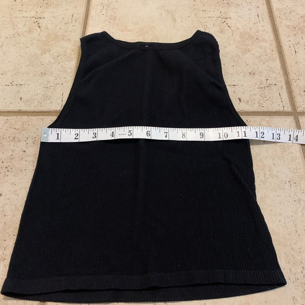 ๐ Ardene Basic Collection Black Ribbed Tank Top - XS-S/TP-P - Picture 3 of 5